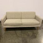 Open Box: Oliver Sofa (72") - Twill Dove, Light Walnut
