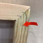 Open Box: Ribbon Wall Art, Version 22 (28"Sq) - Ribbon &amp; Frame Natural
