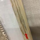 Open Box: Ribbon Wall Art, Version 22 (28"Sq) - Ribbon &amp; Frame Natural