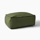 Open Box: Sunbrella® Indoor/Outdoor Canvas Pouf (30"W x 18"D x 13"H) - Fern