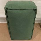 Open Box: Sunbrella® Indoor/Outdoor Canvas Pouf (30"W x 18"D x 13"H) - Fern
