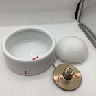 Open Box: Anders Porcelain Flush Mount (10") - Ivory, Champagne Bronze