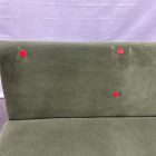 Open Box: Andes Petite Corner - Performance Velvet Tarragon, Blackened Brass