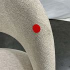 Open Box: Boerum Dining Chair - Performance Chenille Tweed Sand, Burnt Wax