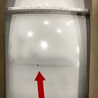 Open Box: Ciro Metal Standing Planter, Tall (24") - White and Gold