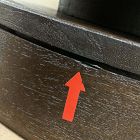 Open Box: Floating Disks Solid Wood Side Table (13"Dia) - Dark Walnut