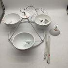 Open Box: Florent 3-Light Chandelier (25") - White