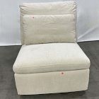 Open Box: Harmony Modular Non Motion Armless Single - Performance Distressed Velvet Sand
