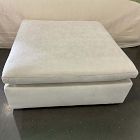 Open Box: Harmony Modular Ottoman (44"W) - Performance Distressed Velvet Sand