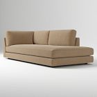 Open Box: Haven Extra Deep Right Arm Bumper Chaise - Performance Chenille Crossweave Tawny