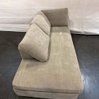 Open Box: Haven High Profile Left Arm Bumper Chaise - Performance Chenille Crossweave Tawny