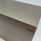 Open Box: Modern Fluted Jewelry Box, Grand (7.5"H) - Champagne