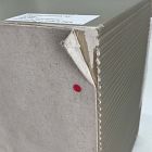 Open Box: Modern Fluted Jewelry Box, Grand (7.5"H) - Champagne