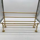 Open Box: Modern Overhang Bathroom Rail Shelf - Antique Brass