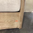 Open Box: Porto Outdoor Swivel Chair - Crosshatch Weave Frost Gray, Driftwood