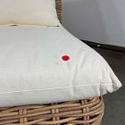 Open Box: Westport Slim Profile Outdoor Left Arm Sofa - Crosshatch Weave Alabaster, Natural