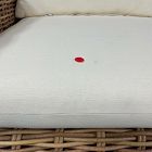 Open Box: Westport Slim Profile Outdoor Left Arm Sofa - Crosshatch Weave Alabaster, Natural