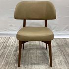 Open Box: Hyde Leather Dining Chair - Ludlow Leather Cumin, Cool Walnut