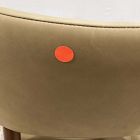Open Box: Hyde Leather Dining Chair - Ludlow Leather Cumin, Cool Walnut