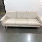 Open Box: Oliver Sofa (82") - Performance Distressed Velvet Sand, Light Walnut
