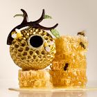Glass Bee Nest Ornament
