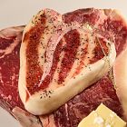 Glass T-Bone Steak Ornament