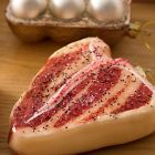 Glass T-Bone Steak Ornament