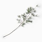 Faux Frosted Pine Cone Branch