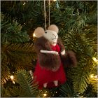 Felt Party Mice Ornaments