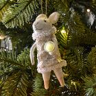 Felt Party Mice Ornaments