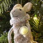 Felt Party Mice Ornaments