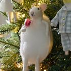 Felt Sleepover Mice Ornaments