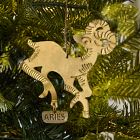 Metal Zodiac Ornament - Aries