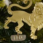 Metal Zodiac Ornament - Leo