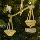 Metal Zodiac Ornament - Libra