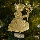 Metal Zodiac Ornament - Virgo