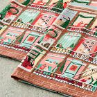 Nicole Cicak Christmas Brownstone Tea Towels (Set of 2)