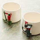 Skier Stacking Figural Mug