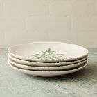 Tannenbaum Holly Stoneware Dinner Plate Sets