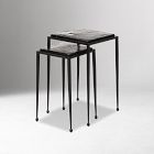 Abingdon Cast Glass Nesting Tables (12.5"&ndash;16")