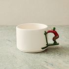 Skier Stacking Figural Mug