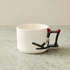 Skier Stacking Figural Mug
