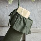 Linen Ruffle Hem Stocking