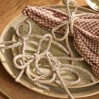Rope Bow Napkin Ring Sets