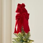 Velvet Bow Tree Toppers