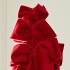 Velvet Bow Tree Toppers
