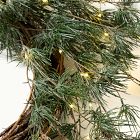 Faux Frosted Pine Cone Wreath