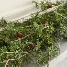 Faux Juniper Pine Cone Garland