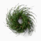 Faux Juniper Pine Cone Wreaths (Set of 3)