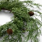 Faux Juniper Pine Cone Wreaths (Set of 3)
